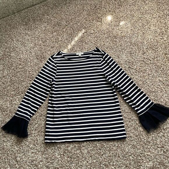 Beach lunch lounge Striped Top - Picture 1 of 6